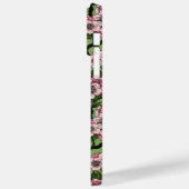 Kirschblüte und Kichererbsen auf Grün Case-Mate iPhone Hülle (Rückseite / Links)