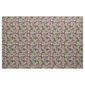 Kirschblüte und Kichererbsen auf Grün Stoff (Fat Quarter (45,7 x 55,9 cm))