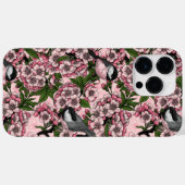 Kirschblüte und Kichererbsen auf rosa Case-Mate iPhone Hülle (Rückseite (Horizontal))