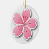 Kirschblüte-Verzierung Keramik Ornament (Rechts)