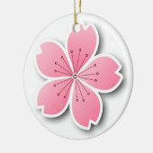 Kirschblüte-Verzierung Keramik Ornament (Links)