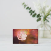 Kirschblüte Visitenkarte (Stehend Vorderseite)