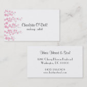 Kirschblüte Visitenkarte (Vorne/Hinten)