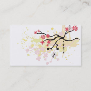 Kirschblüte-Visitenkarte Visitenkarte