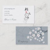 Kirschblüte-Visitenkarte Visitenkarte (Vorne/Hinten)