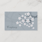 Kirschblüte-Visitenkarte Visitenkarte (Rückseite)
