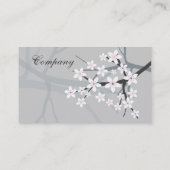 Kirschblüte-Visitenkarte Visitenkarte (Rückseite)