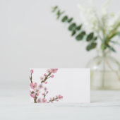 Kirschblüte-Visitenkarte Visitenkarte (Stehend Vorderseite)