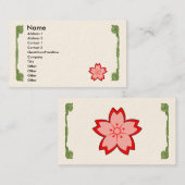Kirschblüte-Visitenkarte Visitenkarte (Vorne/Hinten)