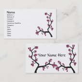 Kirschblüte-Visitenkarten Visitenkarte (Vorne/Hinten)