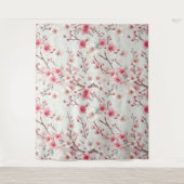 Kirschblüte Wandteppich (Vorderseite)