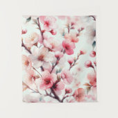 Kirschblüte Wandteppich (Vorderseite)