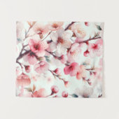 Kirschblüte Wandteppich (Vorderseite (Horizontal))