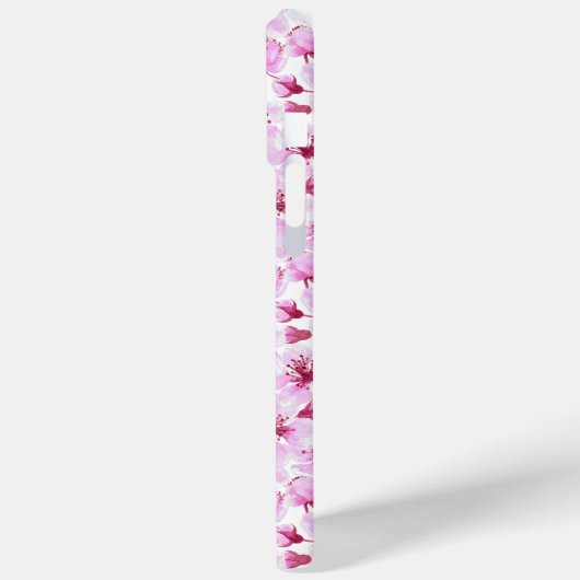 Kirschblüte Wasserfarbe Case-Mate iPhone Hülle (Rückseite / Links)