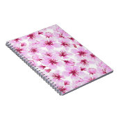 Kirschblüte Wasserfarbe Notizblock (Rechte Seite)