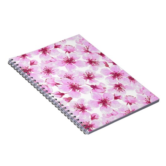 Kirschblüte Wasserfarbe Notizblock (Rechte Seite)
