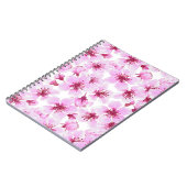 Kirschblüte Wasserfarbe Notizblock (Linke Seite)