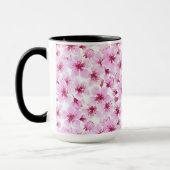 Kirschblüte Wasserfarbe Tasse (Links)
