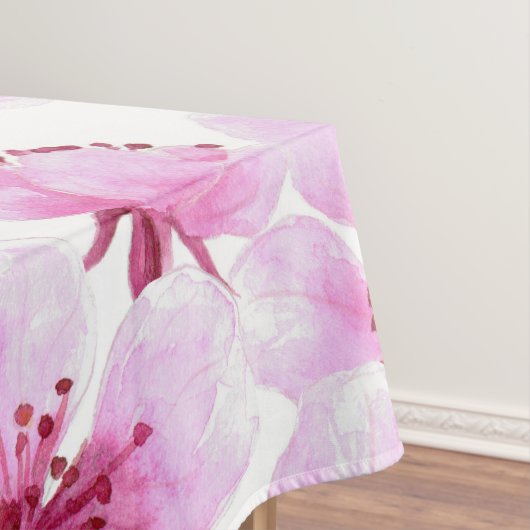 Kirschblüte Wasserfarbe Tischdecke (Beispiel)
