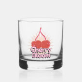 Kirschblüte Whiskyglas (Vorderseite)