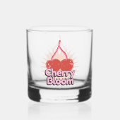 Kirschblüte Whiskyglas (Rückseite)