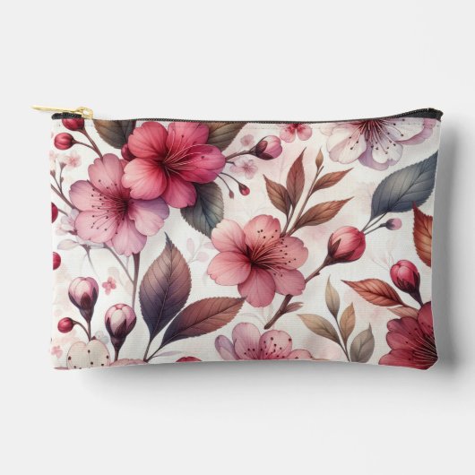 Kirschblüte Zubehörtasche (Vorderseite)