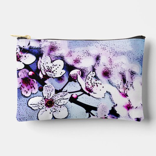 Kirschblüte Zubehörtasche (Vorderseite)