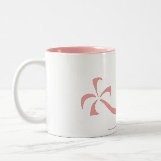 Kirschblüte Zweifarbige Tasse (Links)