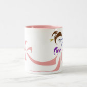 Kirschblüte Zweifarbige Tasse (Mittel)