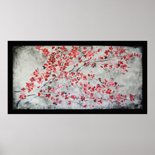 Kirschblüten 1 poster (Vorne)