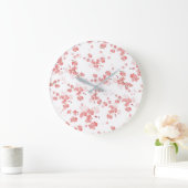Kirschblüten 2 große wanduhr (Zuhause)