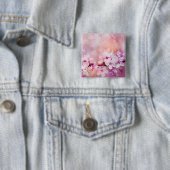 Kirschblüten-Aquarell-Kunst Button (Beispiel)