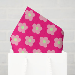 Kirschblüten auf Rosa Seidenpapier