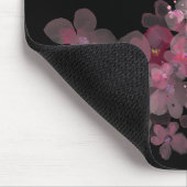 Kirschblüten auf schwarz mousepad (Ecke)