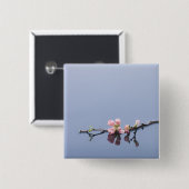 Kirschblüten auf Wasser Button (Vorne & Hinten)