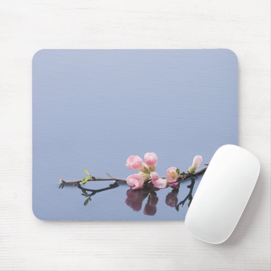 Kirschblüten auf Wasser Mousepad (Mit Mouse)