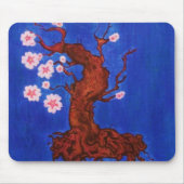 Kirschblüten-Baum Mousepad (Vorne)