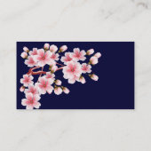 Kirschblüten-Baum Visitenkarte (Rückseite)