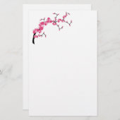 Kirschblüten-Baumast-Entwurf 2 Briefpapier (Vorne/Hinten)