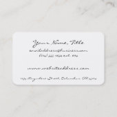 Kirschblüten-Baumast gerundete Visitenkarte (Rückseite)