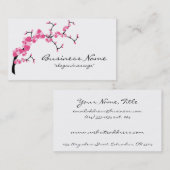 Kirschblüten-Baumast-Visitenkarte Visitenkarte (Vorne/Hinten)