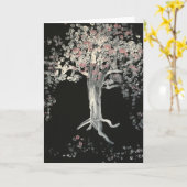 Kirschblüten-Bäume in Japan Karte (Gelbe Blume)