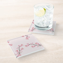 Kirschblüten bedruckte Untersetzer