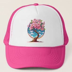 Kirschblüten blühen truckerkappe