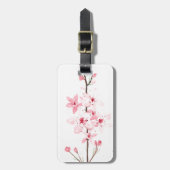 Kirschblüten Blume Gepäckanhänger (Vorderseite vertikal)