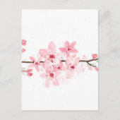 Kirschblüten Blume Postkarte (Vorderseite)