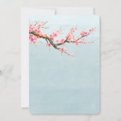 Kirschblüten-Blumen-Baby-Dusche Einladung (Vorderseite)
