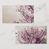 Kirschblüten-Blumen-Geschäftskarten Visitenkarte (Vorne/Hinten)