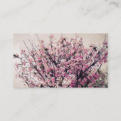 Kirschblüten-Blumen-Geschäftskarten Visitenkarte (Rückseite)