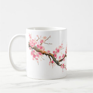 Kirschblüten-Blumen Kaffeetasse